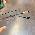 CHH Chrome Hearts Glasses Wide Frameless Myopia