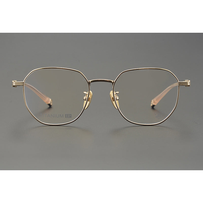 CHH Chrome Hearts Glasses Vintage Pure Titanium Ultra Light Polygon Frame