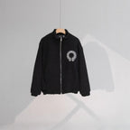 CHH Chrome Heart Coat CH Croix Lamb wool jacket Baseball jacket jacket