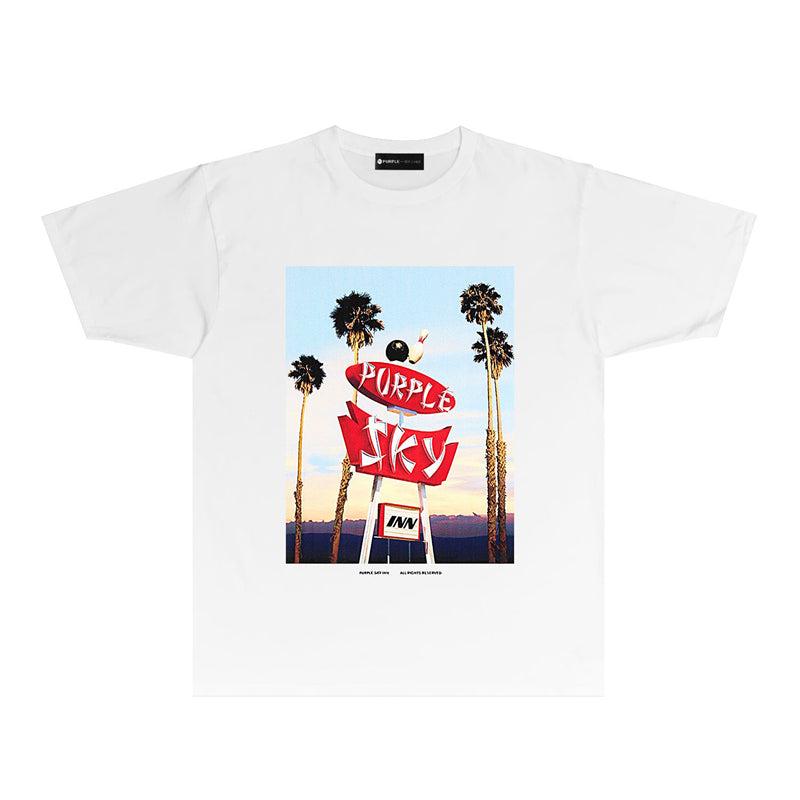 PURPLE  fashion T-shirt