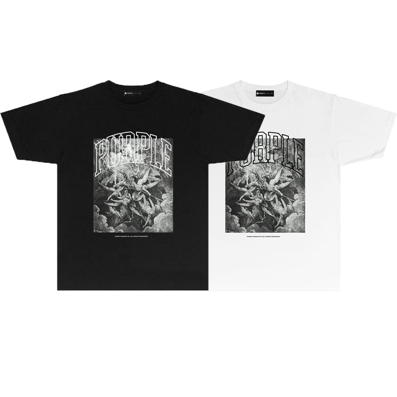 PURPLE  fashion T-shirt