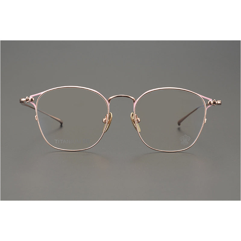 CHH Chrome Hearts Glasses Versatile Ultra Light Titanium Artistic Glasses Frame