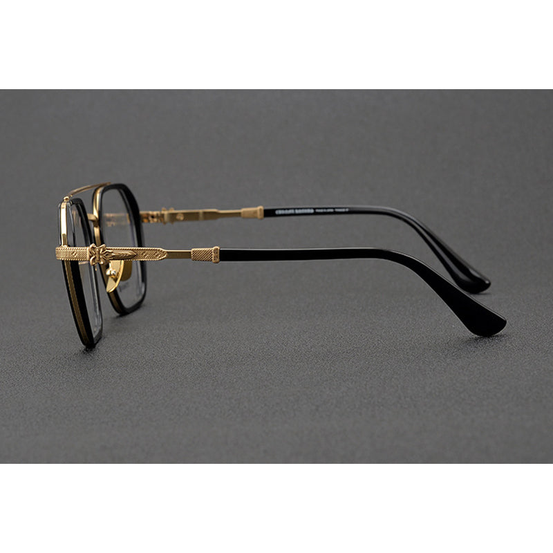 CHH Chrome Hearts Glasses Japanese Handmade Double Beam Glasses Frame Sunglasses