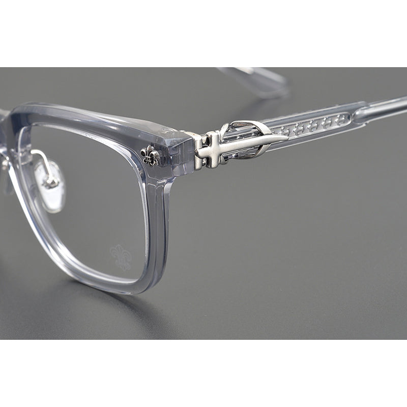 CHH Chrome Hearts Glasses Square Frame Titanium Frame Myopia Glasses Frame