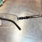 CHH Chrome Hearts Glasses Myopia Half Frame Glasses Frame Titanium Frame Business Style