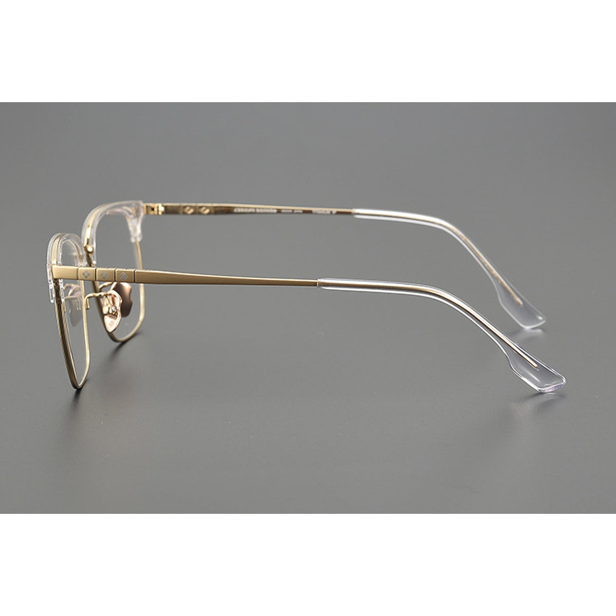 CHH Chrome Hearts Glasses Stylish Vintage Half Frame Pure Titanium Glasses Frame