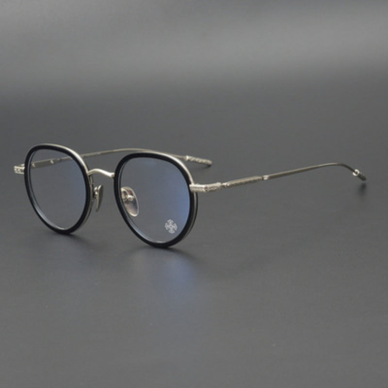 CHH Chrome Hearts Glasses Pure Titanium Oval Eyewear Frames