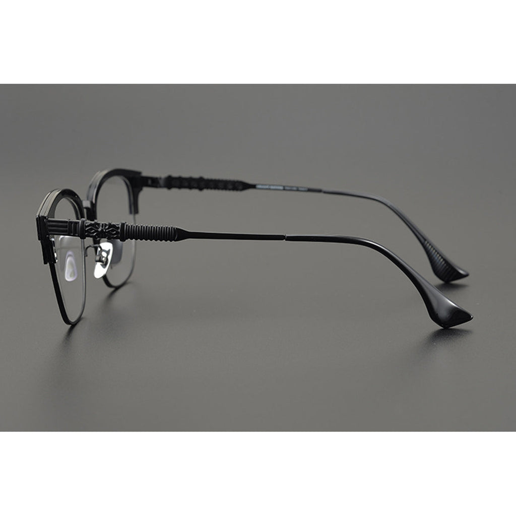 CHH Chrome Hearts Glasses Vintage Ultra Light Half Frame Myopia Glasses Frame