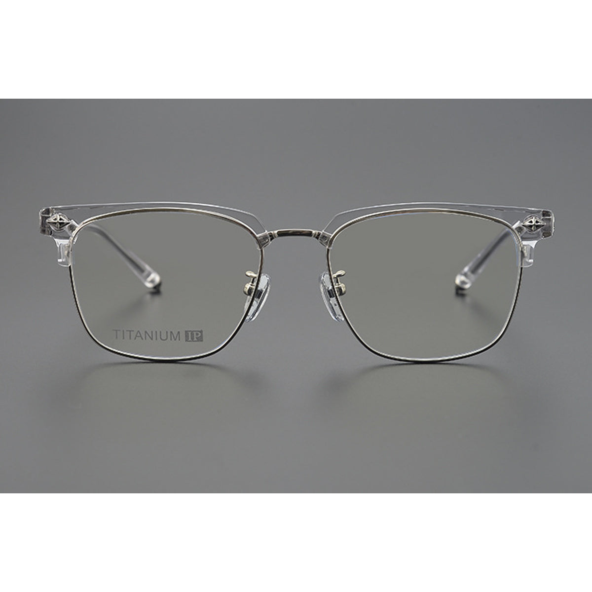 CHH Chrome Hearts Glasses Frameless Pure Titanium Glasses Frame Business