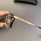 CHH Chrome Hearts Glasses Square Wide Myopia Pure Titanium Glasses Frame