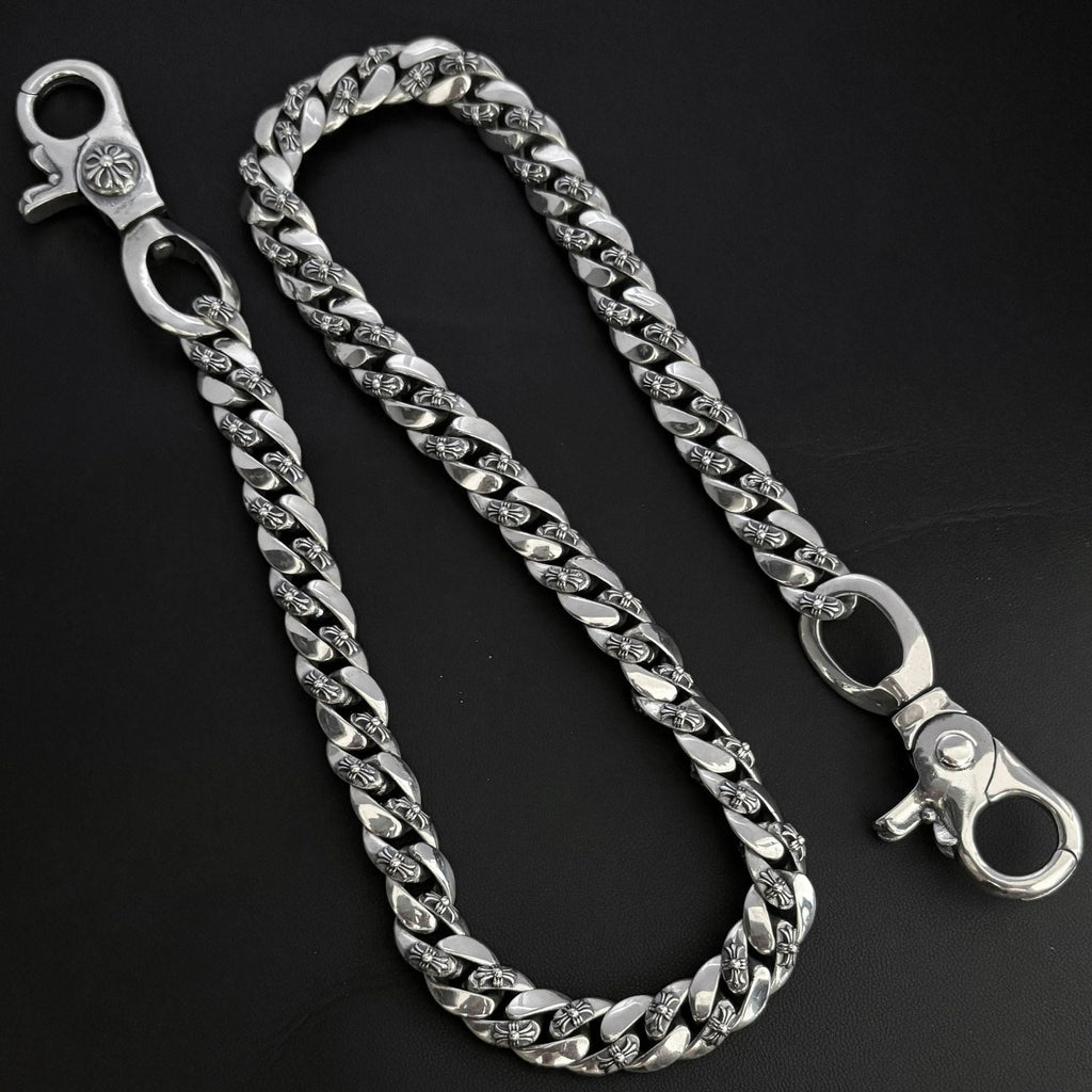 Chrome Hearts 925 Silver Cuban Bold Chain