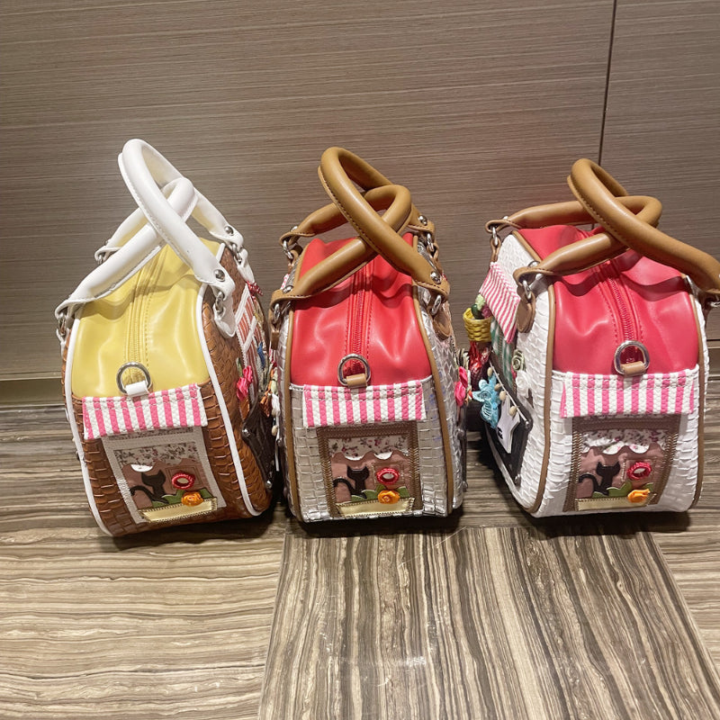 Chh Chrome Heart Leather Bag Handbag Crossbody Bag