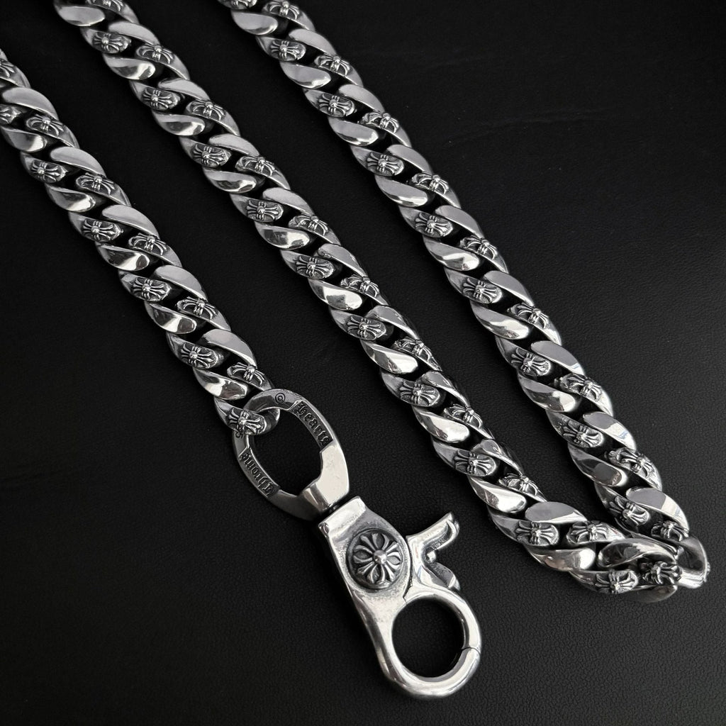 Chrome Hearts cross Cuba bold bag chain