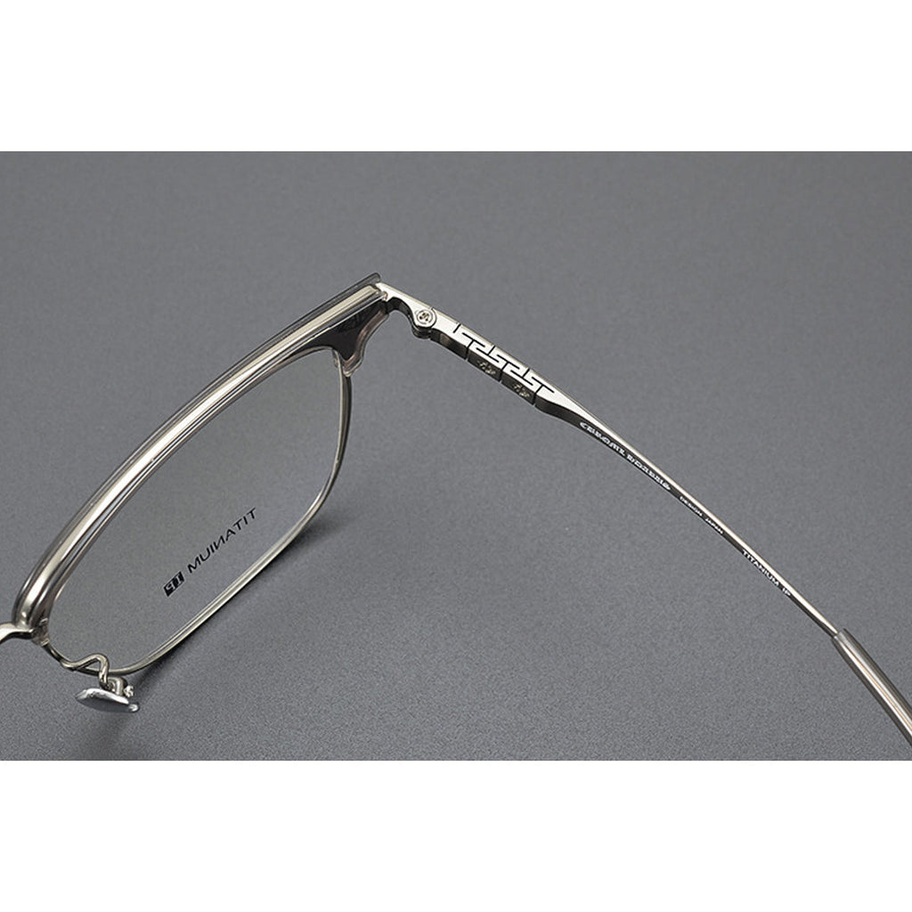 CHH Chrome Hearts Glasses Stylish Vintage Half Frame Pure Titanium Glasses Frame