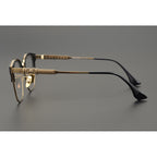 CHH Chrome Hearts Glasses Vintage Ultra Light Half Frame Myopia Glasses Frame