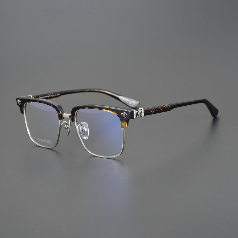 CHH Chrome Hearts Glasses Pure Titanium Light Luxury Glasses Frame