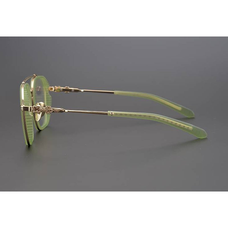 CHH Chrome Hearts Glasses Artistic Vintage Versatile Polygon Glasses Frames