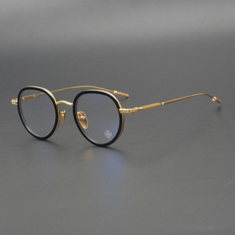 CHH Chrome Hearts Glasses Pure Titanium Oval Eyewear Frames