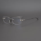 CHH Chrome Hearts Glasses Square Frameless Pure Titanium Ultra Light Myopia Glasses Frame