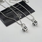 Chrome Hearts hip-hop punk dice pendant