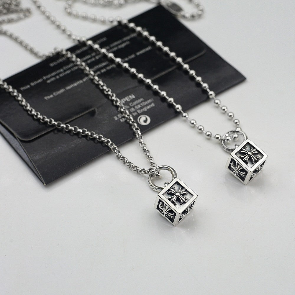 Chrome Hearts hip-hop punk dice pendant