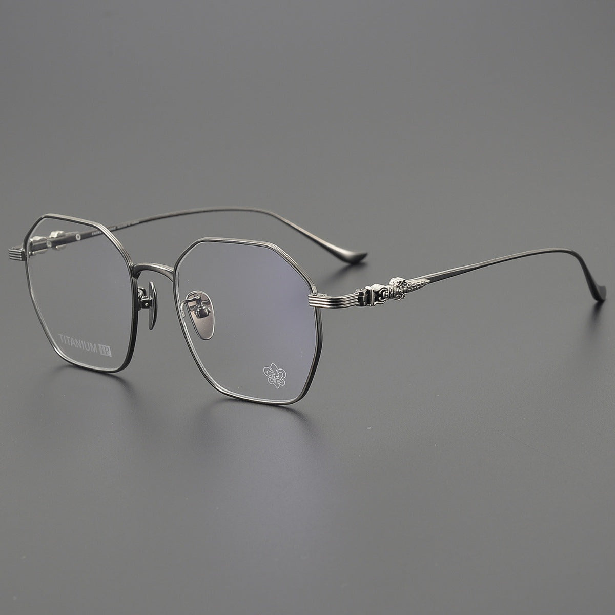 CHH Chrome Hearts Glasses Pure Titanium Business Polygon Glasses Frame