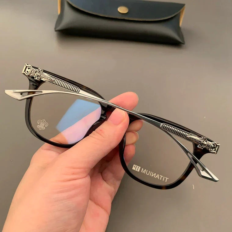CHH Chrome Hearts Glasses Frame Plain Myopia Pure Titanium