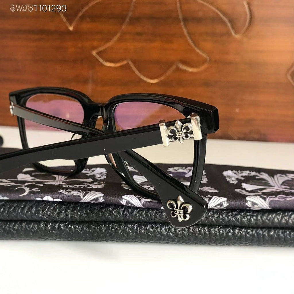 CHH Chrome Hearts Glasses Exquisite Luxury Square Polished Textured Myopia Glasses Frame