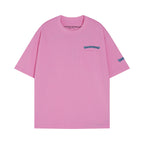 CHH Chrome Heart T Shirts Sanskrit cross print embroidery casual loose