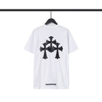CHH Chrome Heart T Shirts Chrome Hearts Sanskrit Horseshoe Short Sleeve T-Shirt
