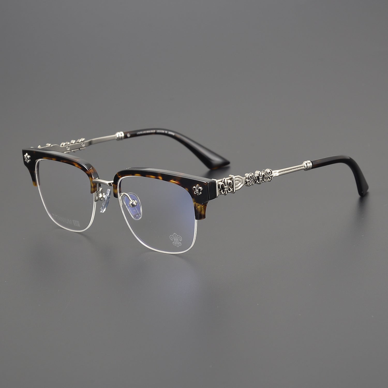 CHH Chrome Hearts Glasses Pure Titanium Eyebrow Frame Vintage Glasses Frame