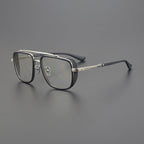CHH Chrome Hearts Glasses Double Beam Big Face Titanium Frame Myopia Glasses Frame
