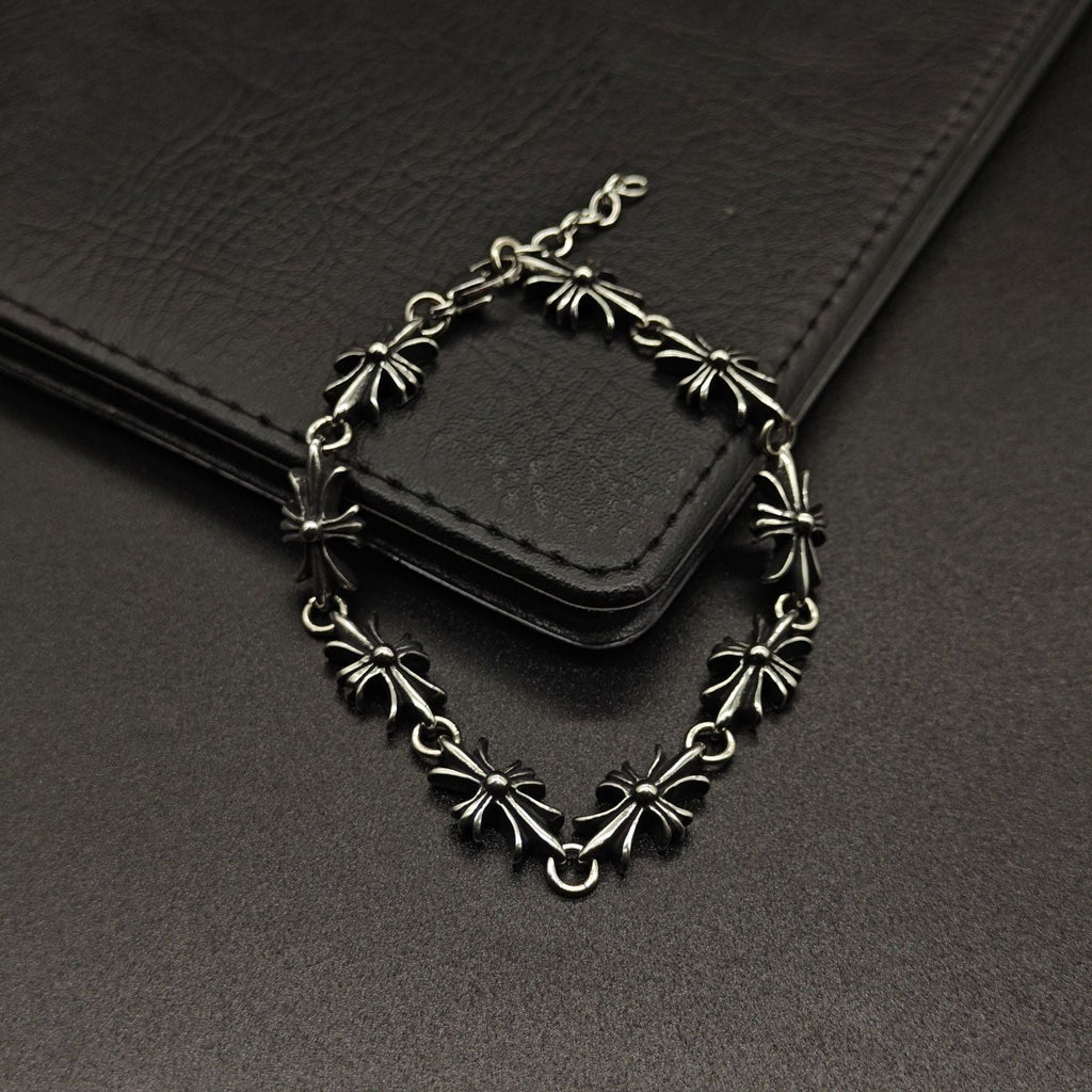 Chrome Hearts Retro Cross Flower Classic Bracelet