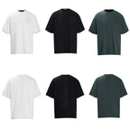 CHH Chrome Heart T Shirts Crowe Cross Print Short Sleeve T-Shirt Loose