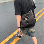 Chh Chrome Heart Leather Bag