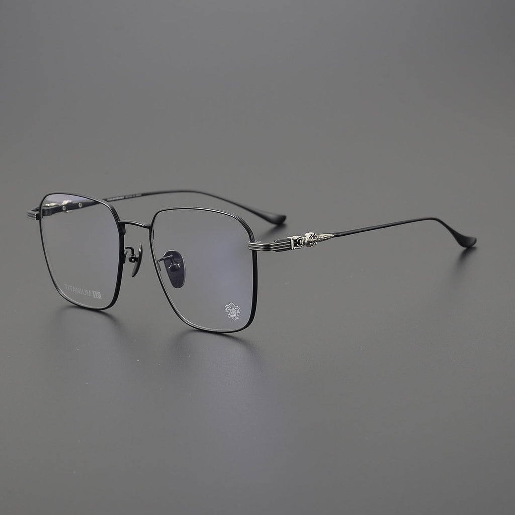 CHH Chrome Hearts Glasses Versatile Titanium Frame Ultra Light Box Glasses Frame