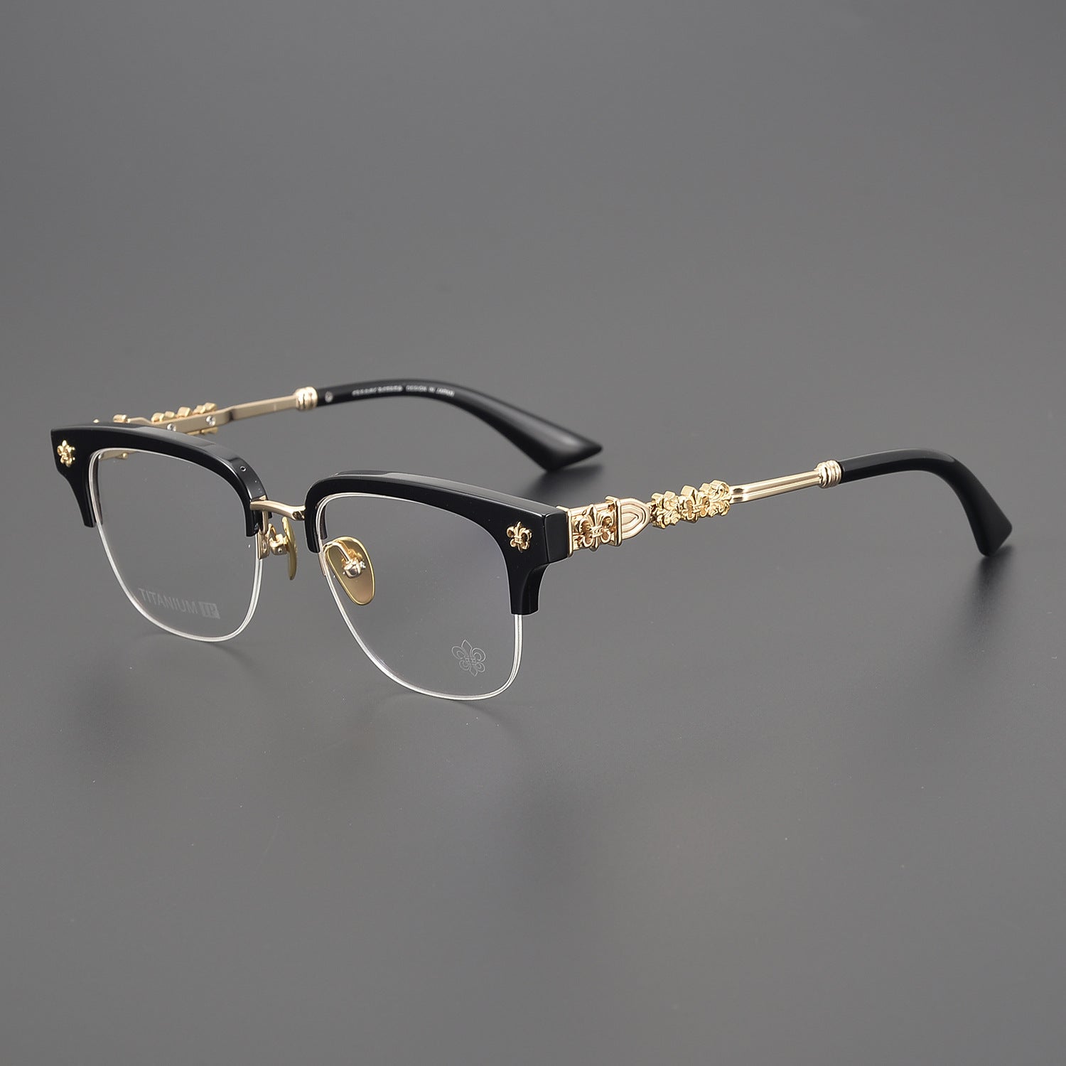 CHH Chrome Hearts Glasses Pure Titanium Eyebrow Frame Vintage Glasses Frame
