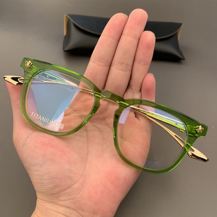 CHH Chrome Hearts Glasses Frame Plain Myopia Pure Titanium