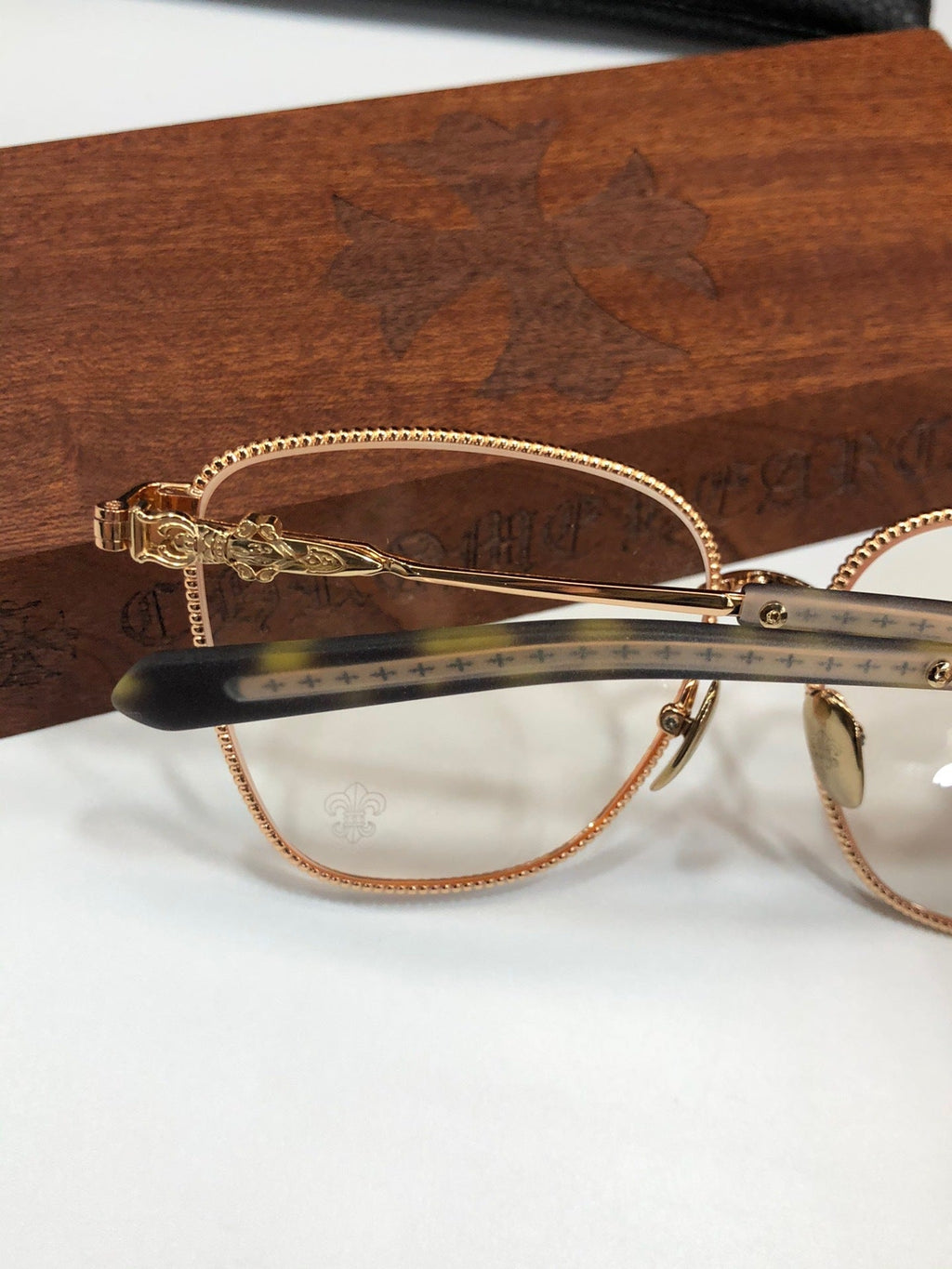 CHH Chrome Hearts Glasses Fashion Personality Cat Eye Large Frame Glasses Frame