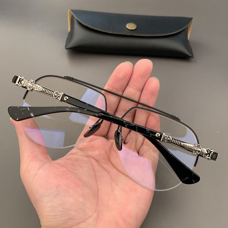 CHH Chrome Hearts Glasses Silver Glasses Frame