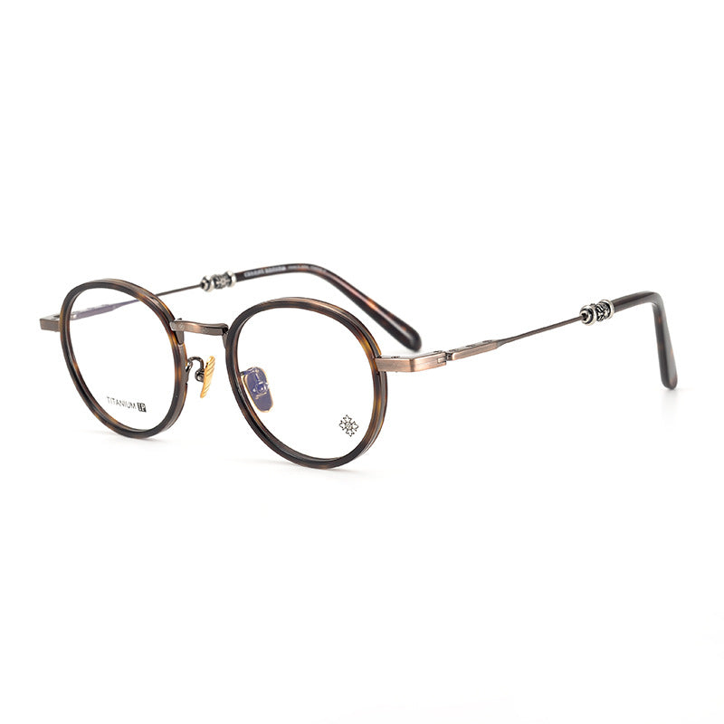 CHH Chrome Hearts Glasses Pure Titanium Retro Mirror Myopia Frame
