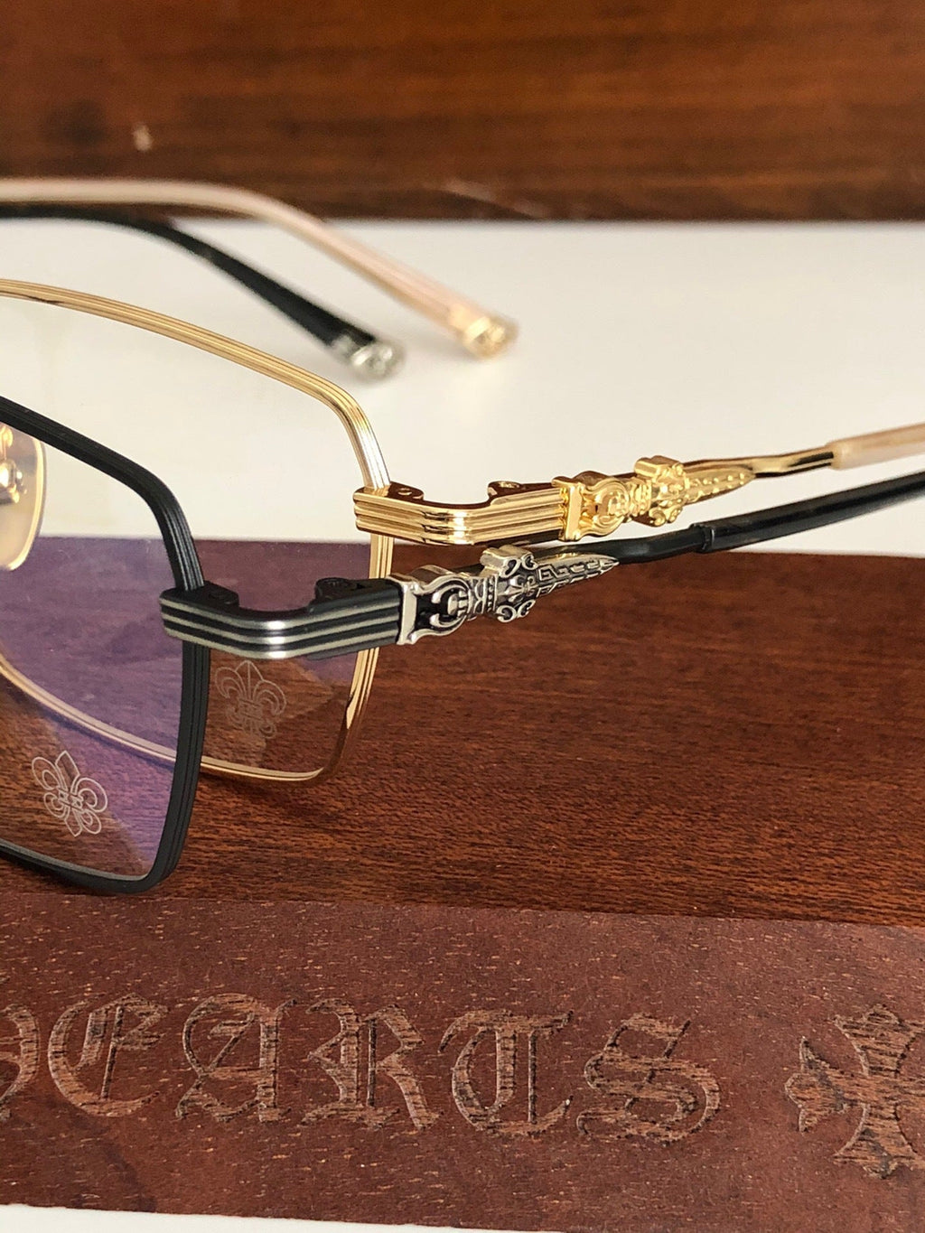 CHH Chrome Hearts Glasses Concise Atmospheric Box Titanium Frame Business Glasses Frame