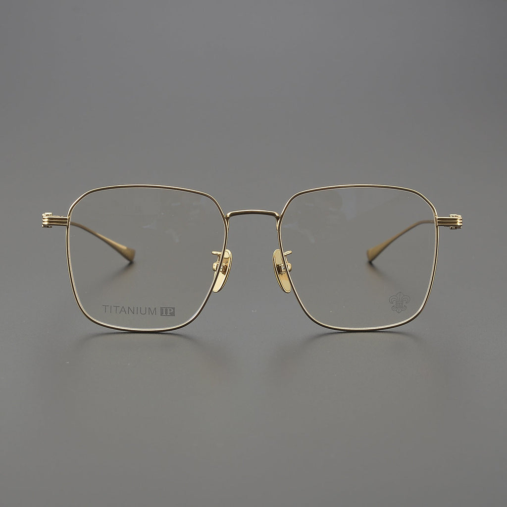 CHH Chrome Hearts Glasses Versatile Titanium Frame Ultra Light Box Glasses Frame