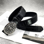 Chh Chrome Heart Belt CH Crocodile Cross