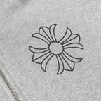 CHH Chrome Heart Hoodie Crowe Hooded Sweater Cardigan Zip Long Sleeve Jacket