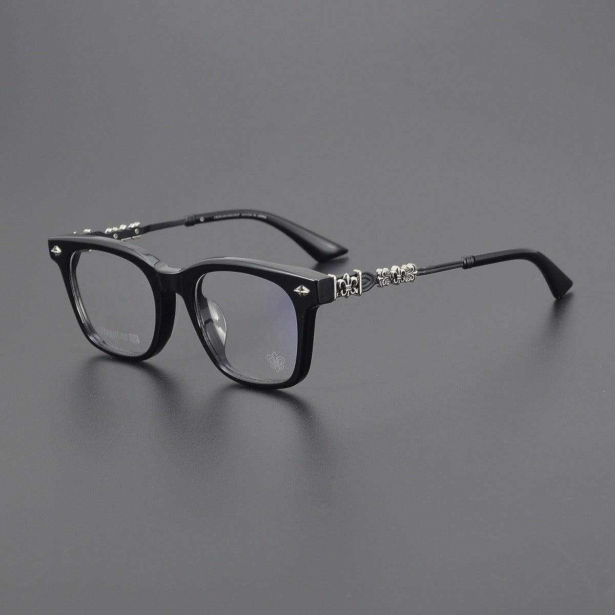 CHH Chrome Hearts Glasses Pure Titanium Temple Punk Wind Myopia Glasses Frame