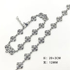 Chrome Hearts cross flower simple S925 bracelet
