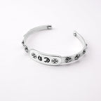 Chrome Hearts personality cross flower open bracelet