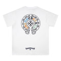 CHH Chrome Heart T Shirts Horseshoe Patch Embroidery Short Sleeve T-Shirt