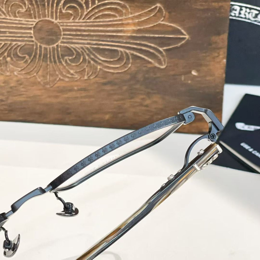 CHH Chrome Hearts Glasses Pure Titanium Vintage Versatile Eyewear Frames